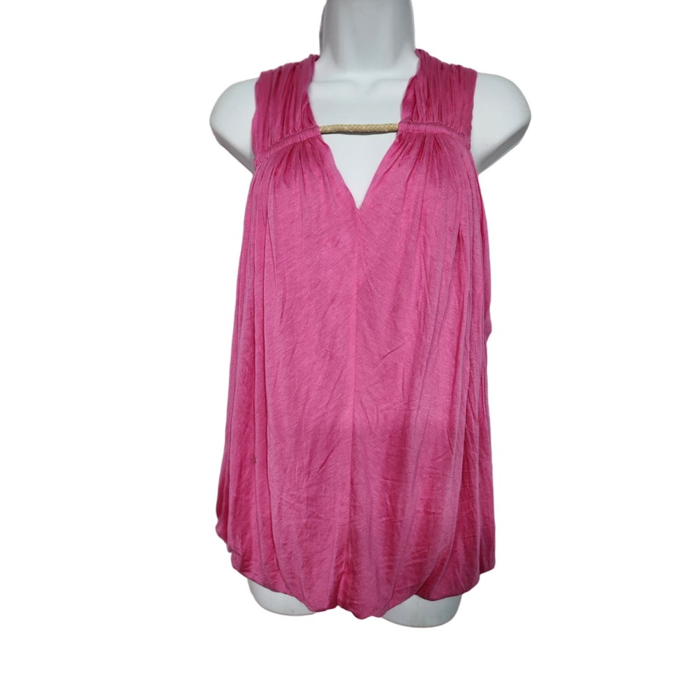 Yigal Azrael New York Pink Viscose Top Blouse 4
